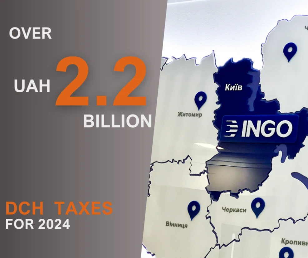 DCH Group paid over UAH 2.2 billion in taxes in 2024 DCH Group paid over UAH 2.2 billion in taxes in 2024